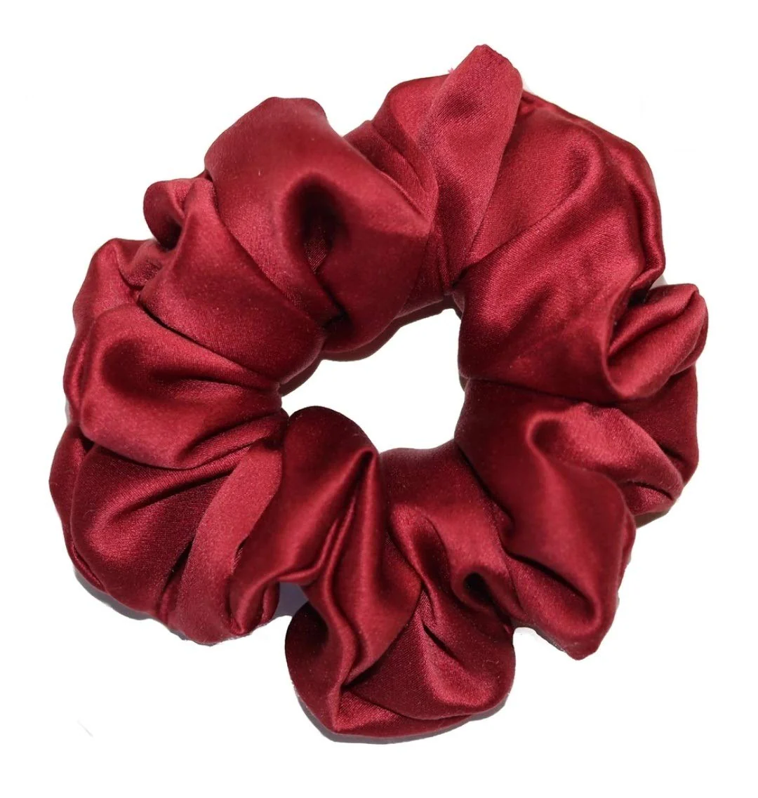 AM1282 Silk Hair Ties for Women Girls with Elastic Band - 1pc - Image 5