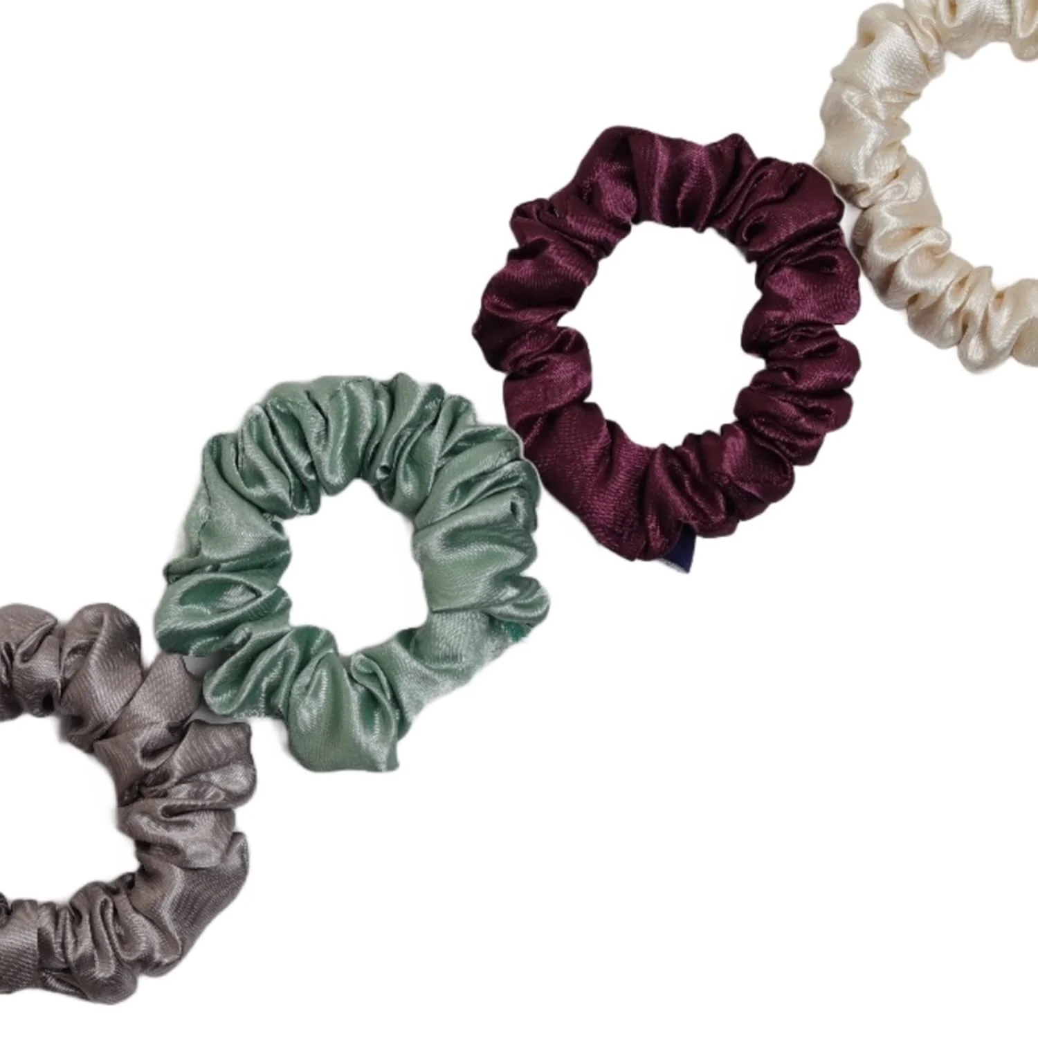 AM1284 Scrunchies Hair band Elastic Rubber Multicolor Color Hair Rope For Women and Girls 1pc - Image 3