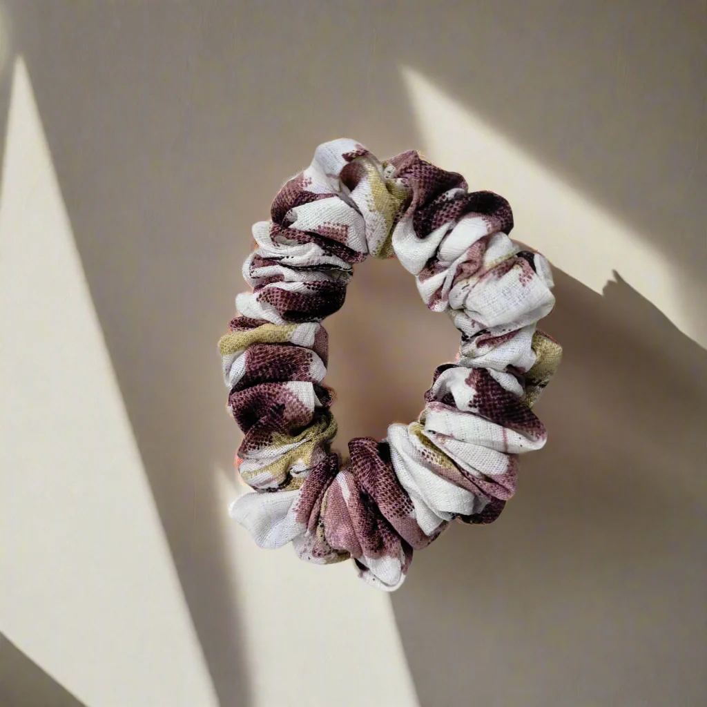 AM1288 Printed Small Hair band Elastic Rubber Multicolor Color Hair Rope For Women and Girls 1pc - Image 3