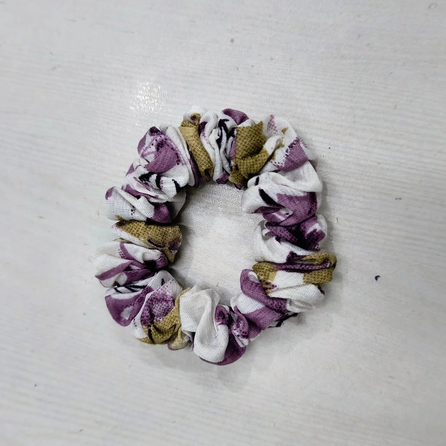 AM1288 Printed Small Hair band Elastic Rubber Multicolor Color Hair Rope For Women and Girls 1pc - Image 5
