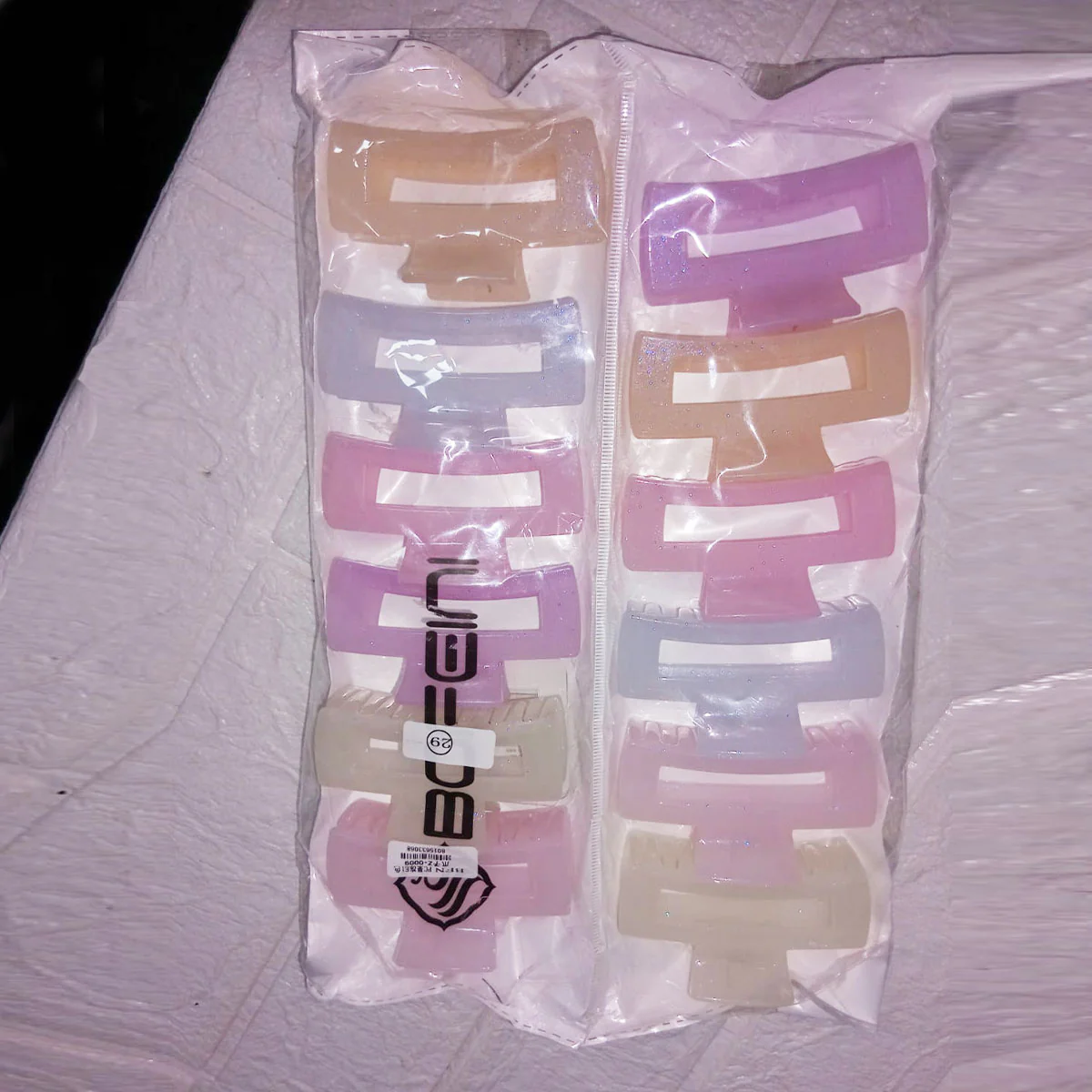 AM1291 Square Claw Clips for Women - 1 Pc - Image 10