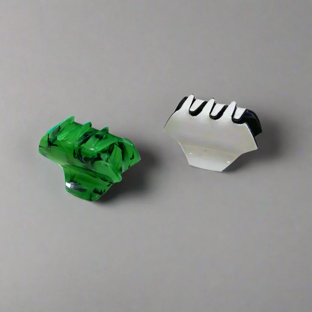 AM1295 Multicolor & Multidesigne Claw Clip Small 1 pc - Image 2