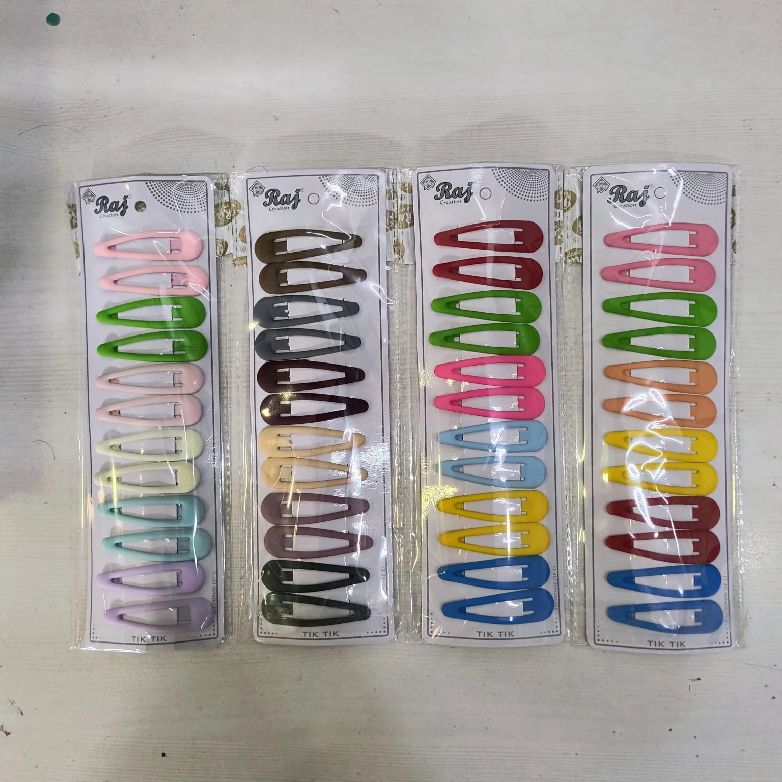 AM1299 Tic Tac Hair Pin For Women 12pc ( Multicolor ) - Image 12