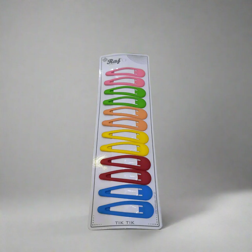 AM1299 Tic Tac Hair Pin For Women 12pc ( Multicolor ) - Image 5