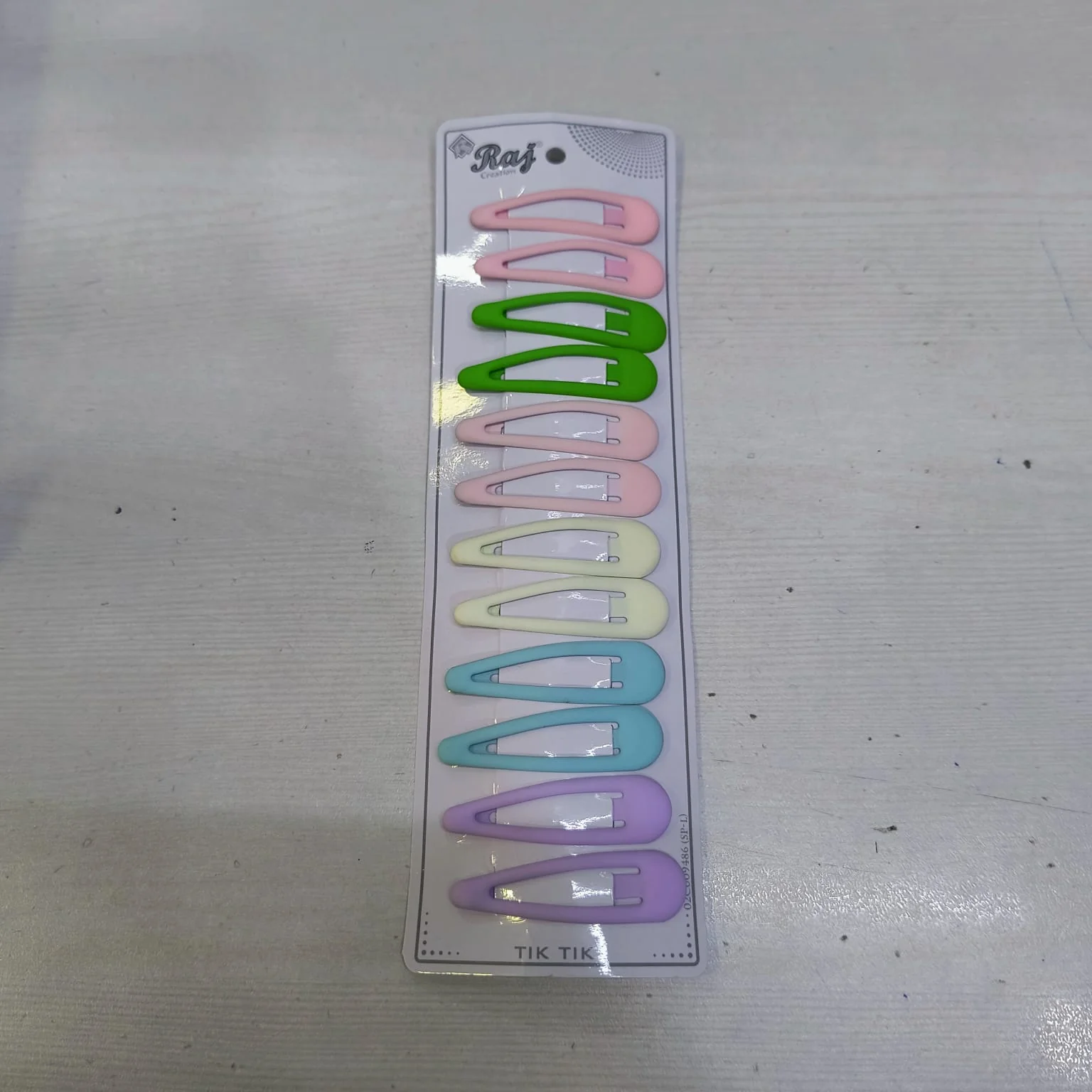 AM1299 Tic Tac Hair Pin For Women 12pc ( Multicolor ) - Image 8