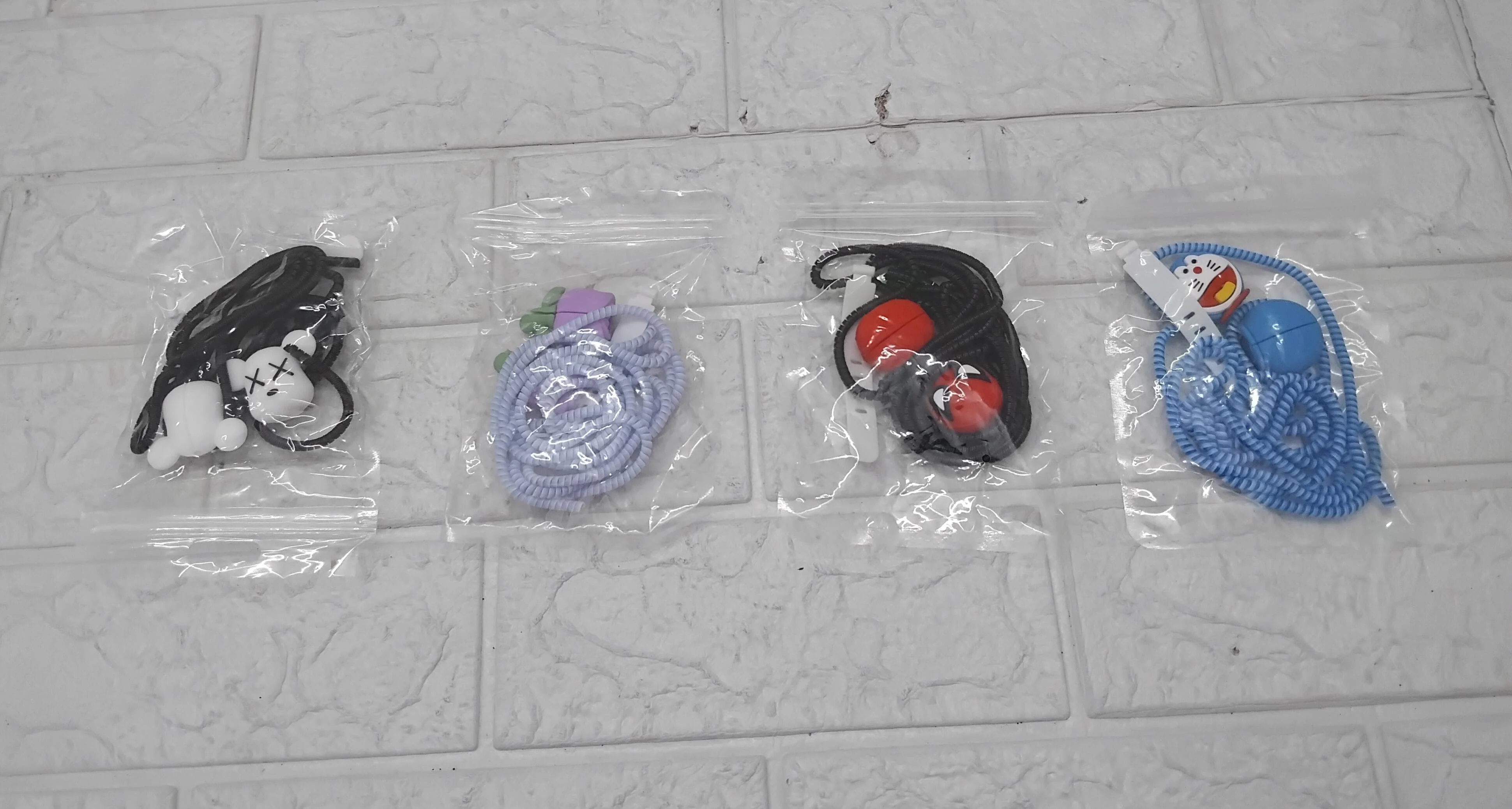 AM3665 4in1 Spiral Cable Protector case with Cute Cartoon - Image 11