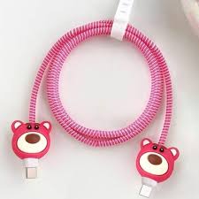 AM3665 4in1 Spiral Cable Protector case with Cute Cartoon - Image 6