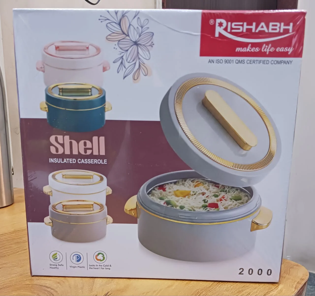 AM2024 Rishabh Shell Insulated Casserole 2000ml - Image 9