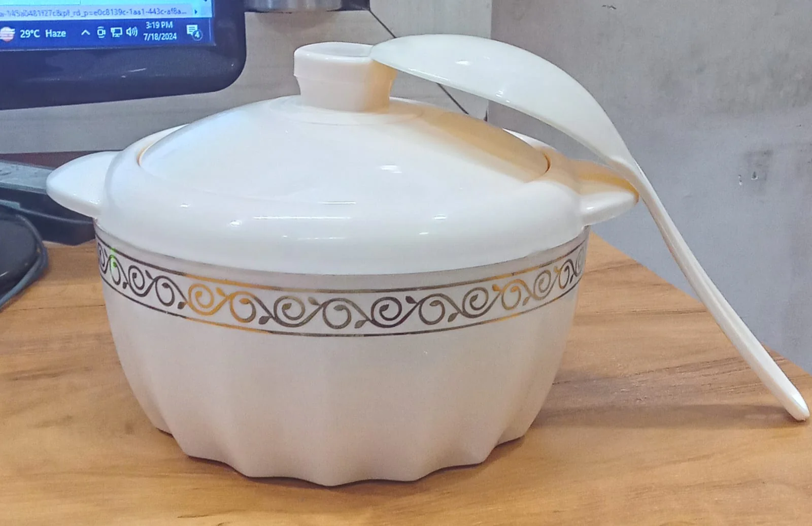AM2036 Housil Status Insulated Casserole Serving Spoon 1600ml Multicolor - Image 7
