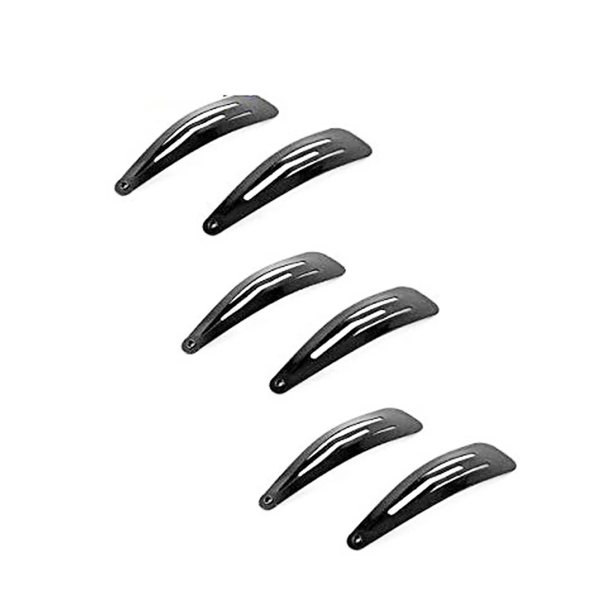 AM1119 mini Fancy Stainless Steel Black Tik Tik Pin set of 12 - Image 3