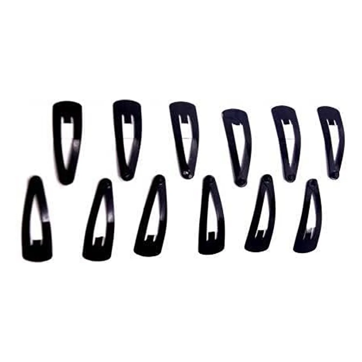 AM1119 mini Fancy Stainless Steel Black Tik Tik Pin set of 12 - Image 5