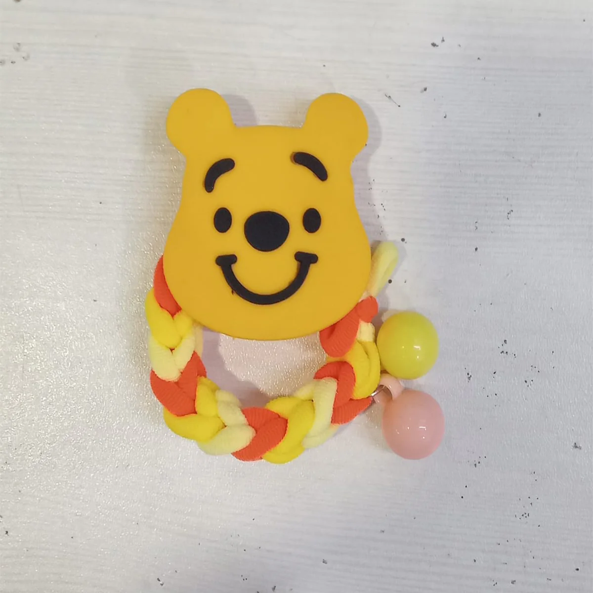 AM1120 Pooh Bear Headband Elastic Rubber Band Rainbow Hair Multicolor - Image 4