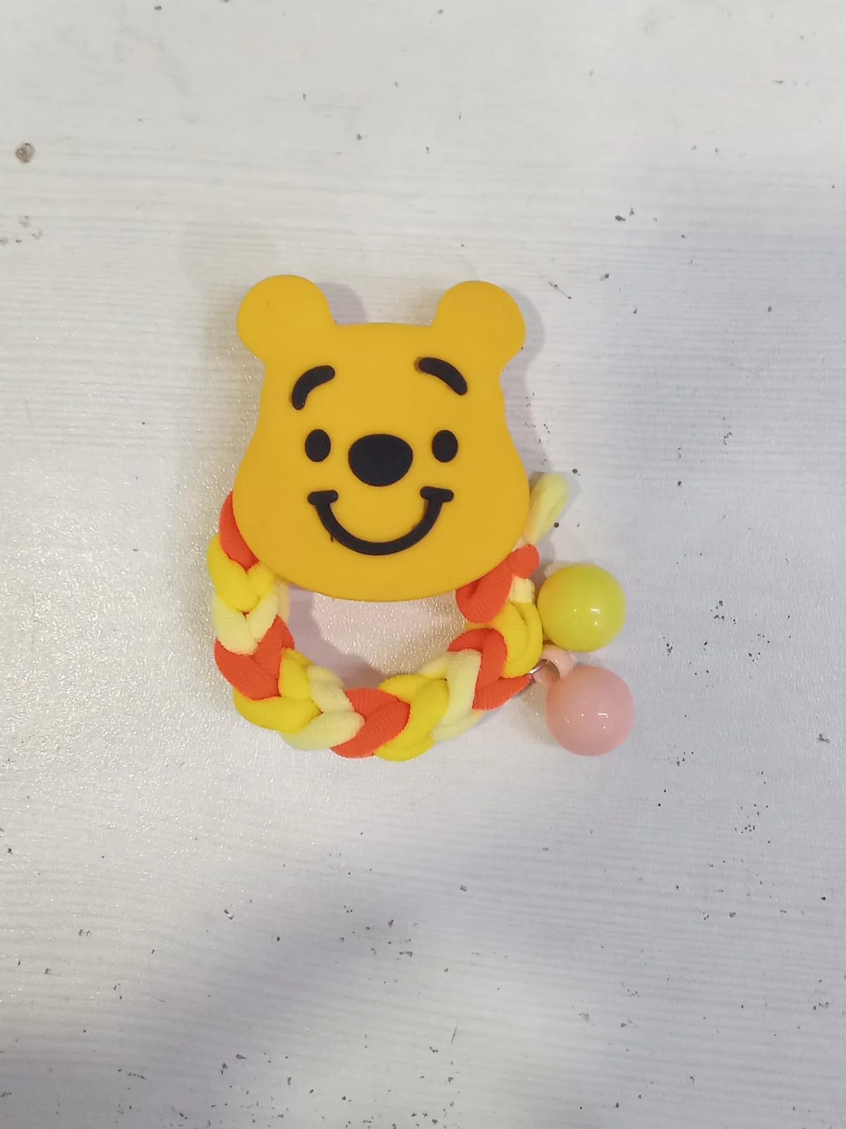 AM1120 Pooh Bear Headband Elastic Rubber Band Rainbow Hair Multicolor - Image 7