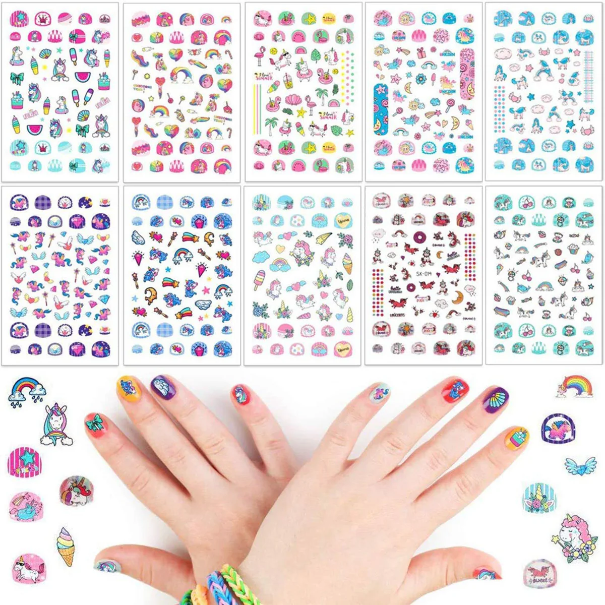 AM1123 3D Nail Sticker My Mide Has Become Animated - Image 4