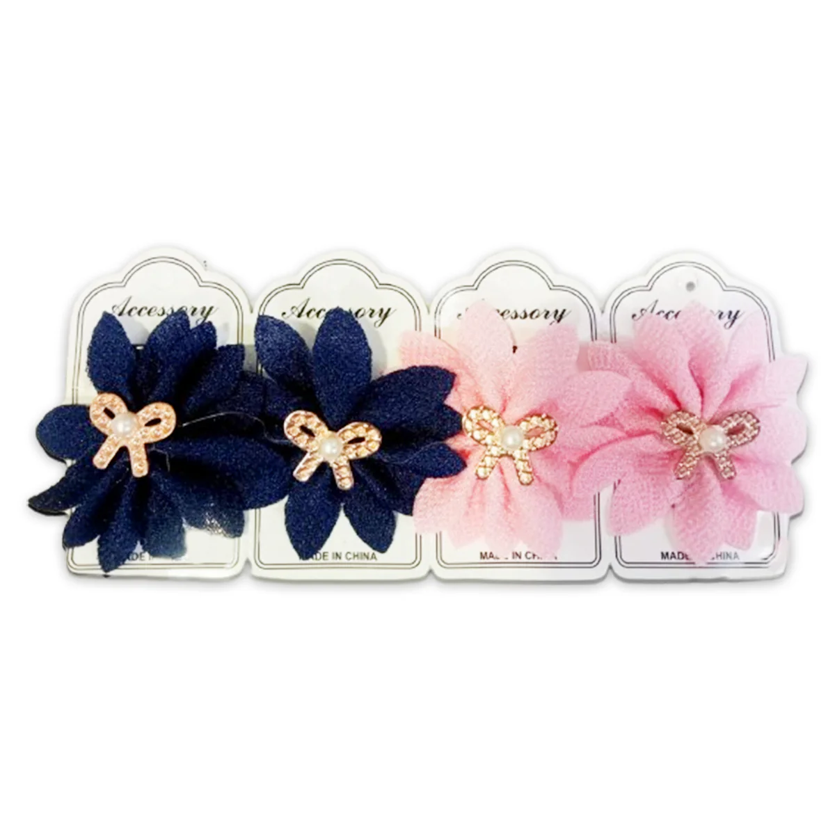 AM1128 Flower Hair Pin Head Hair Clip Multicolor - Image 3