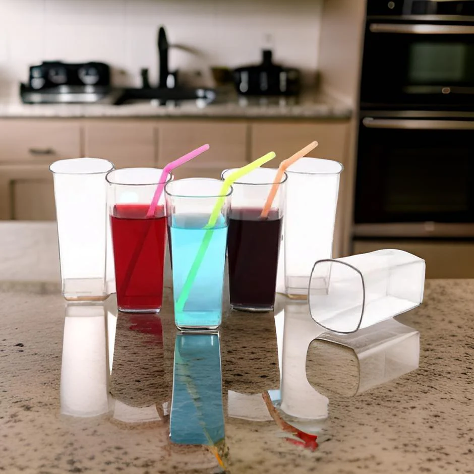 AM2103 Plastic Taquilla Pet Glass 6 Piece Capacity: 300 ml - Image 2