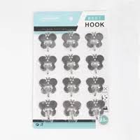 AM2182 Best Hook Butterfly Shape 12Pcs Steel Silver Hooks for Wall - Image 5
