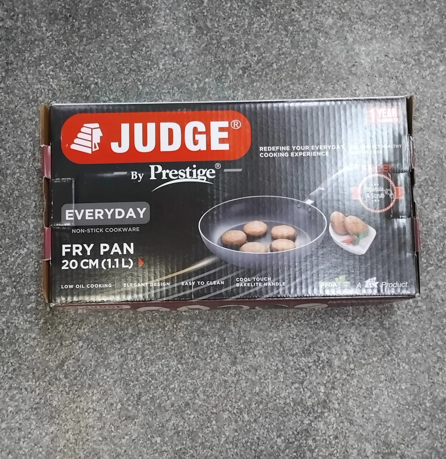 AM2227 Judge by Prestige 20cm (1.1L) Everyday Non-Stick Fry Pan - Image 7