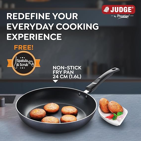 AM2228 Judge by Prestige 24cm (1.6L) Everyday Non-Stick Fry Pan - Image 3