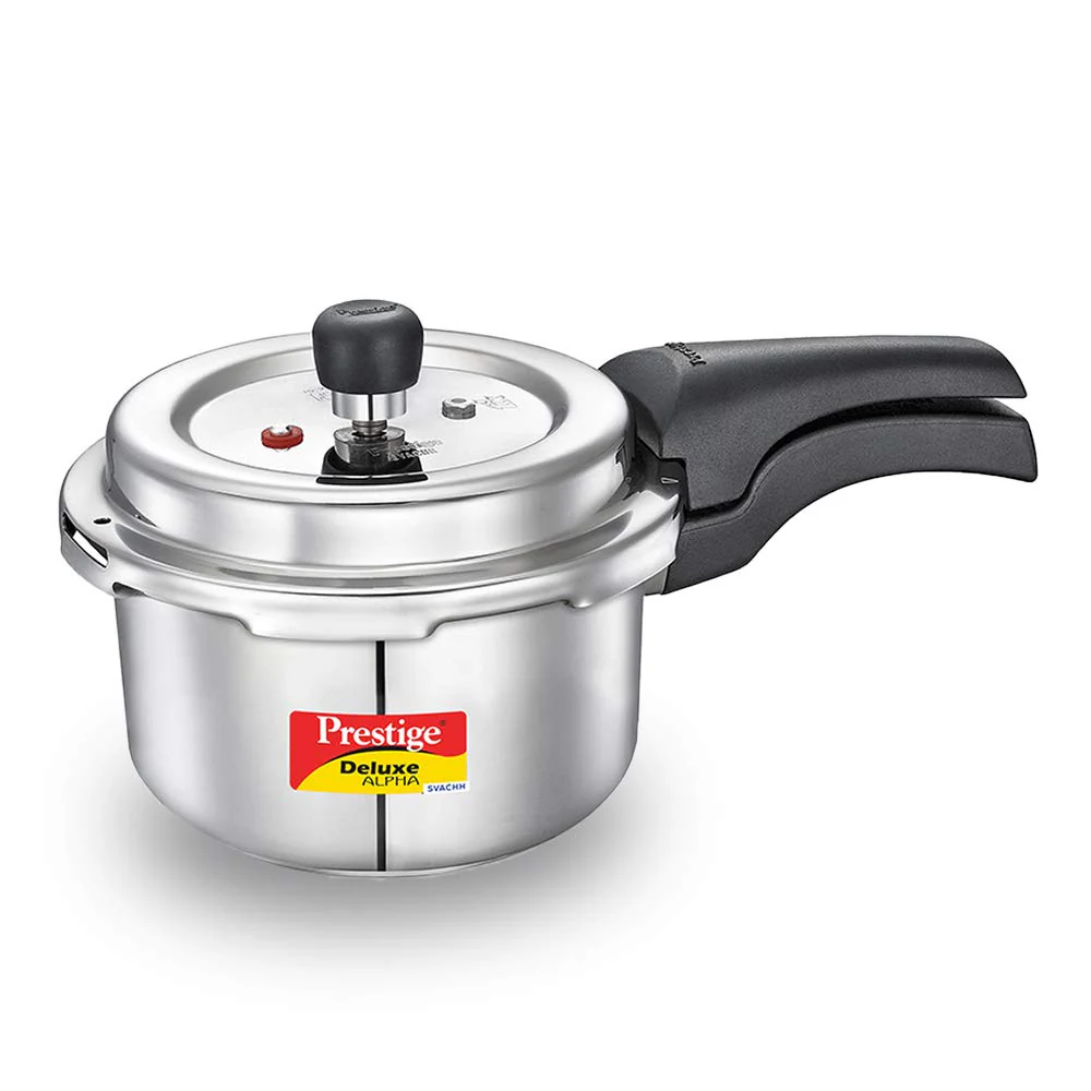 AM2239 Prestige Svachh Deluxe Alpha 2.0 Litre Stainless Steel Outer Lid Pressure Cookers - Image 6