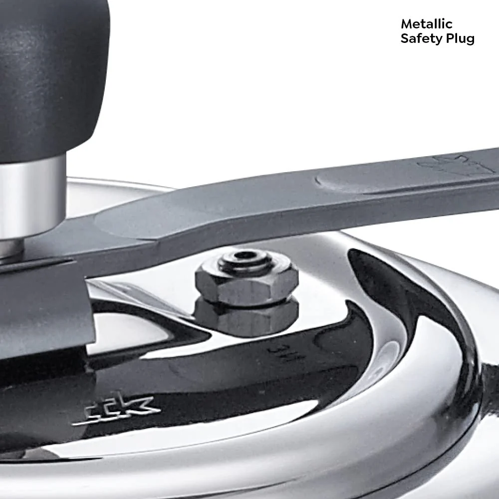 AM2246 Prestige 2L Nakshatra Essential Svachh Stainless Steel Pressure Cookers( Silver, Tri-Ply Bottom, Inner Lid) - Image 6