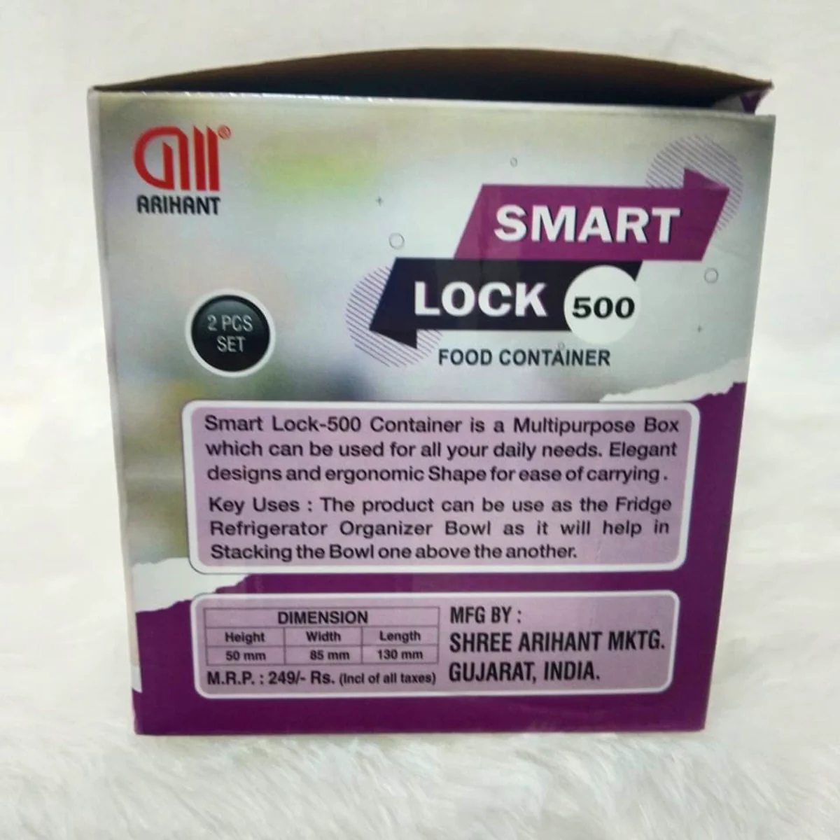 AM2265 Smart Lock Airtight Food Storage Containers, 500 ml each, Pack of 2 - Image 11