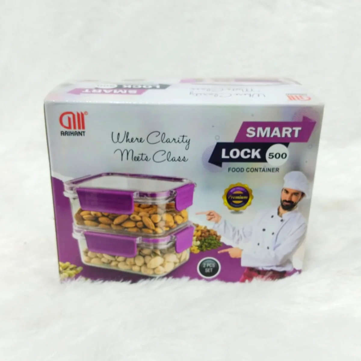 AM2265 Smart Lock Airtight Food Storage Containers, 500 ml each, Pack of 2 - Image 13