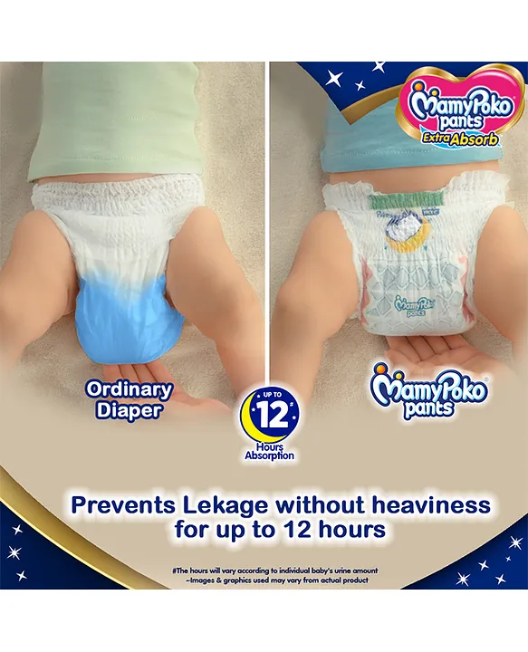 AM2294 MamyPoko Pants Extra Absorb Newborn Pant Style Diaper NB 5 Kg 34 Pants - Image 8