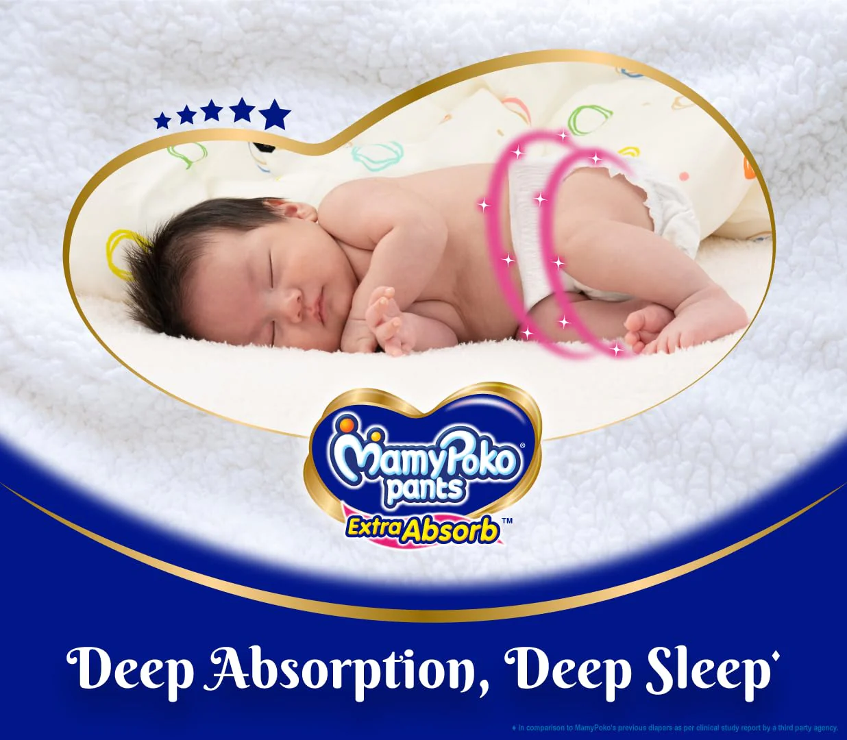 AM2296 MamyPoko Pants Extra Absorb Baby Diaper Pants Large 20 Pants 9-14Kg - Image 3
