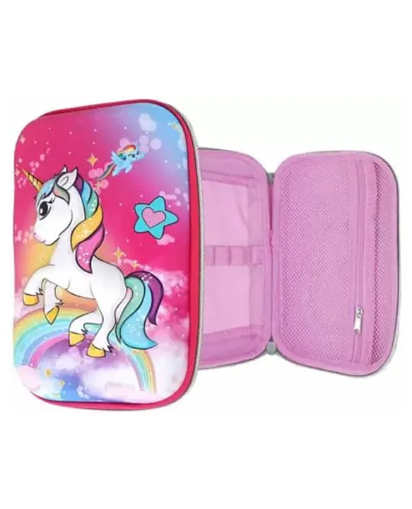 AM2324 Eva RJ Opp Big Pencil Case Large Zippered Unicorn Multicolour pencil box - Image 3