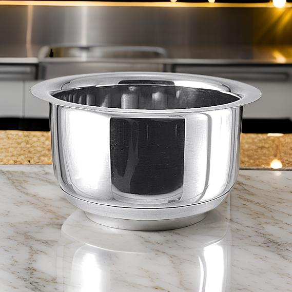 AM2330 Stainless Steel Tope Induction Friendly Container Set Tope Patila 360gm 3 No.