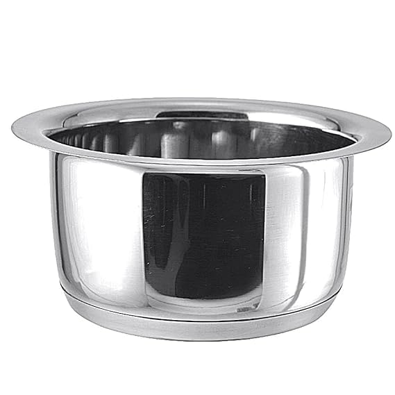 AM2330 Stainless Steel Tope Induction Friendly Container Set Tope Patila 360gm 3 No. - Image 3
