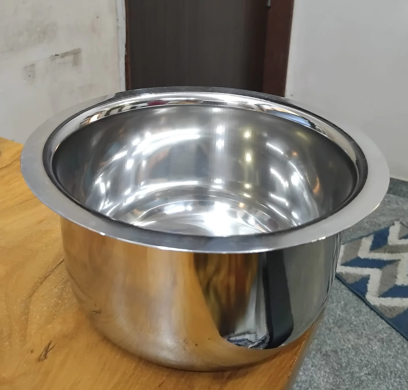 AM2330 Stainless Steel Tope Induction Friendly Container Set Tope Patila 360gm 3 No. - Image 6