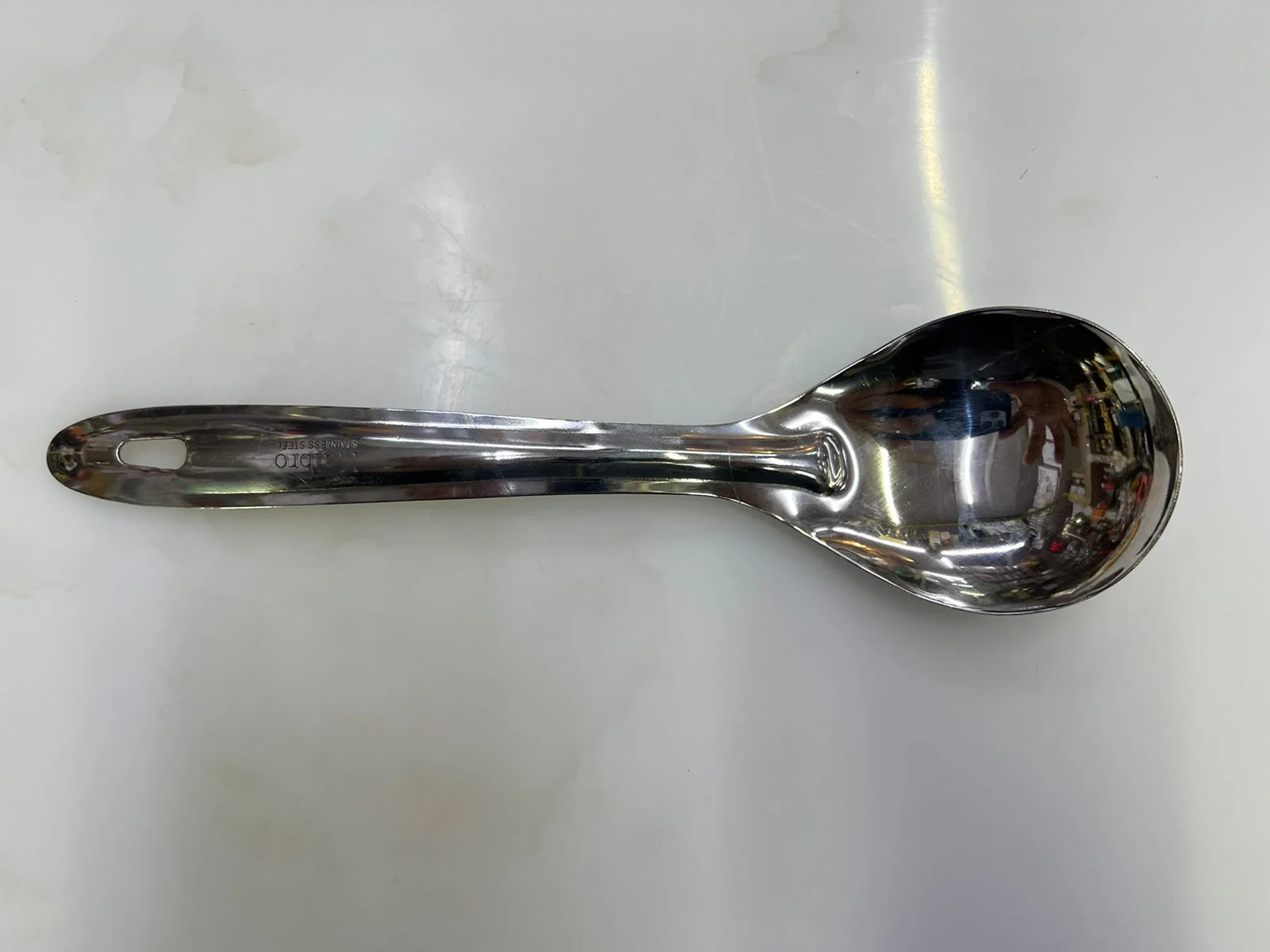AM2353 Lion Sober Stainless Steel Sober Oval Cooking Serving Spoons No.2 - Image 4