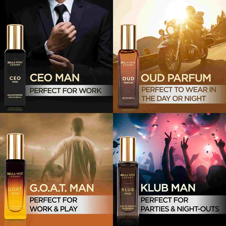 AM2383 Bella Vita Luxury Man Perfume Gift Set 4 x 20 ml - Image 5