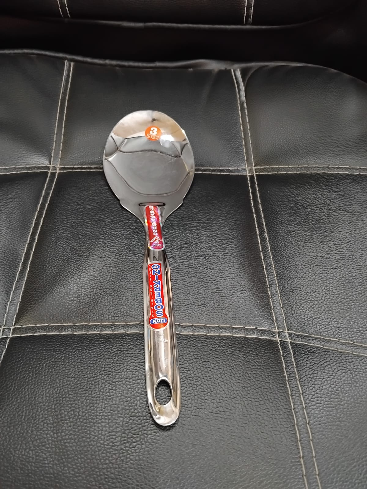 AM2390 Lion Stainless Steel Sober Rice Serving Spoon No. 3 - Image 4