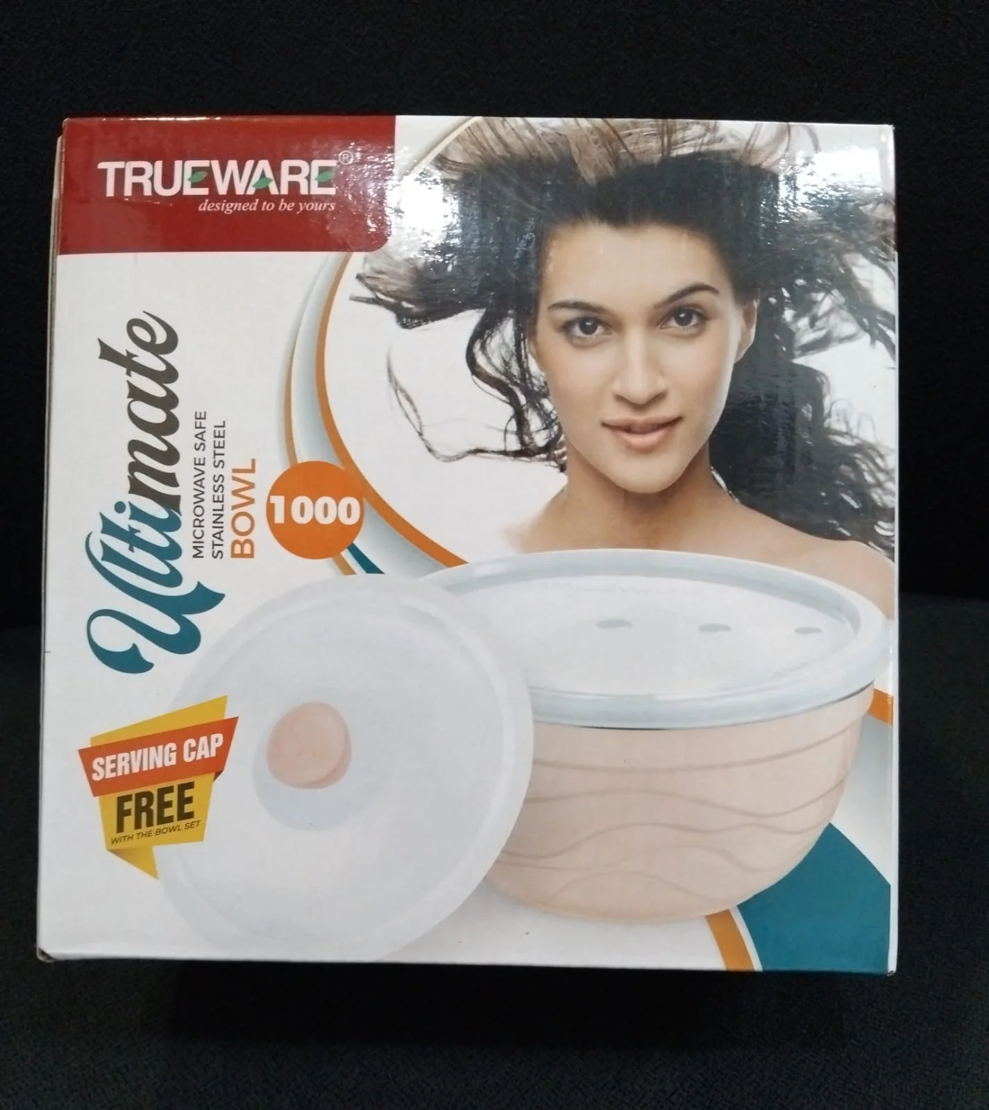 AM2418 Trueware Ultimate Microwave safe Stainless Steel Plastic Serving Bowl Small 1000ml - Image 7