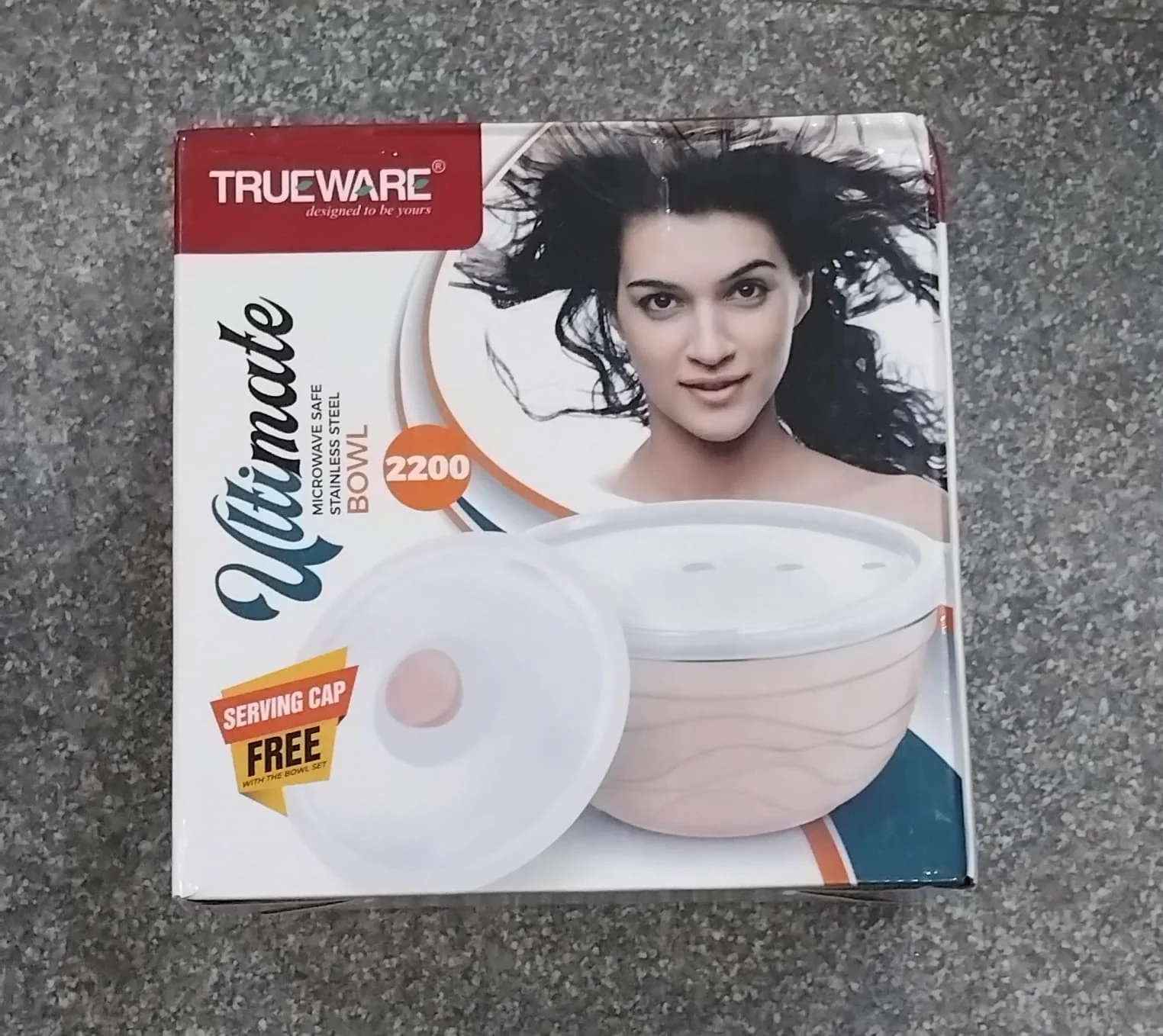 AM2420 Trueware Ultimate Microwave safe Stainless Steel Plastic Serving Bowl Large 2200ml - Image 8