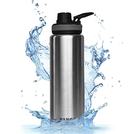AM2423 Infinity Uno mix colour Single Wall Stainless Steel Water Bottle 1000ml - Image 5