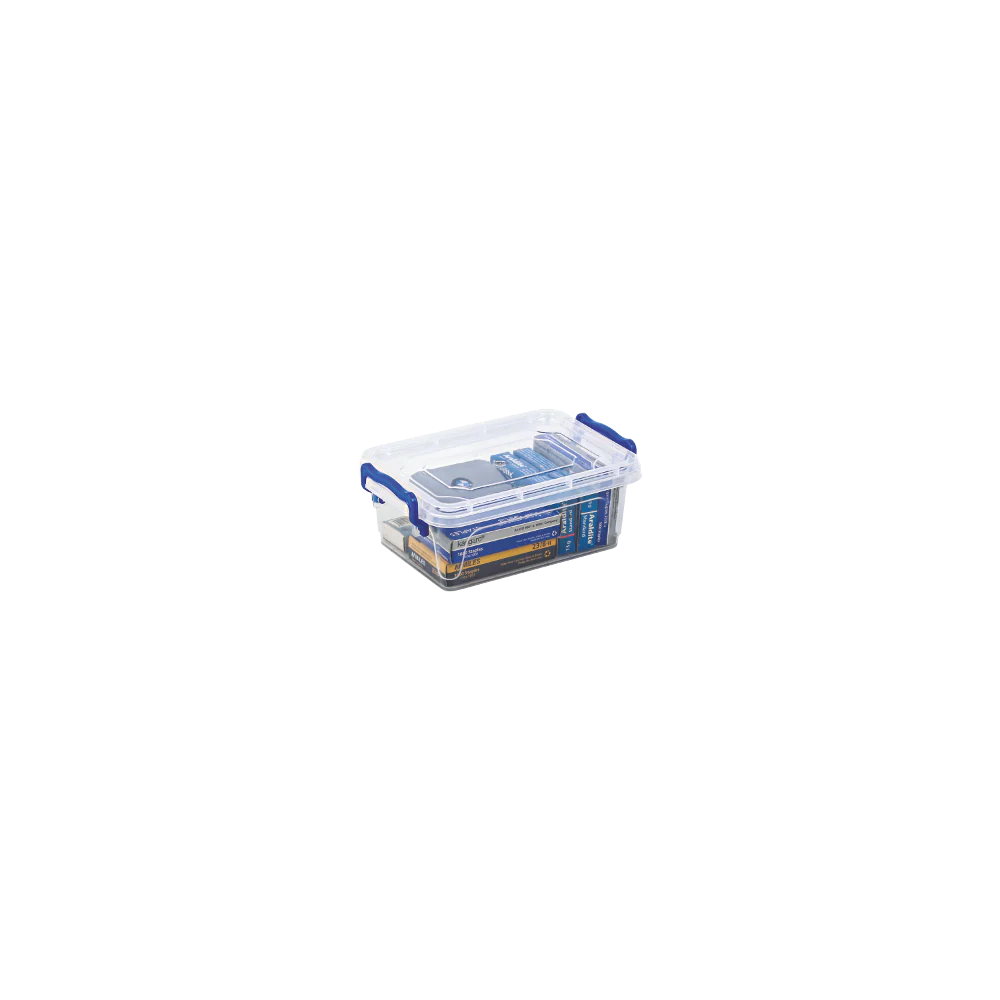 AM2487 Joyo 202 Plastic Multi Storage Box 1.2Ltrs With Lid & Handle Assorted 1 Piece - Image 5