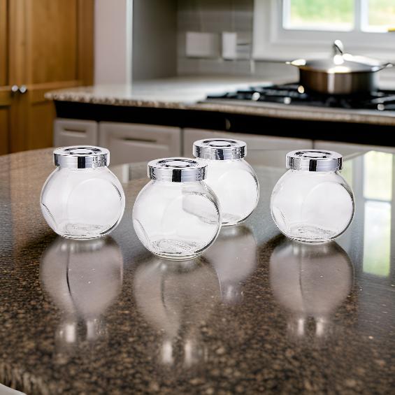 AM2510 Yera Utility Jars JB200ml Multipurpose Glass Jars Set Of 4Pcs - Image 2