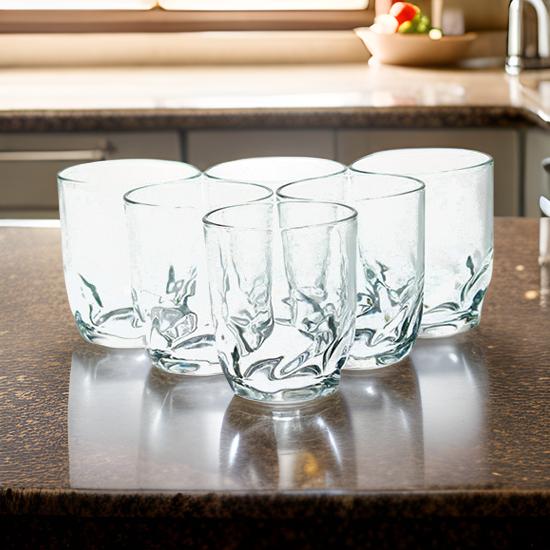 AM2511 Yera T8C Classic Tumbler Juice, Milk, Water Glass Set 225ml Pack of 6 Pieces - Image 3