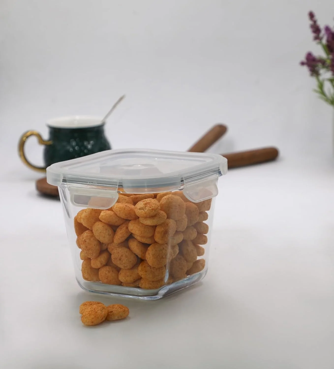AM2566 Parka Borosilicate SKB3235 500ml Square Container 3 Pcs - Image 2
