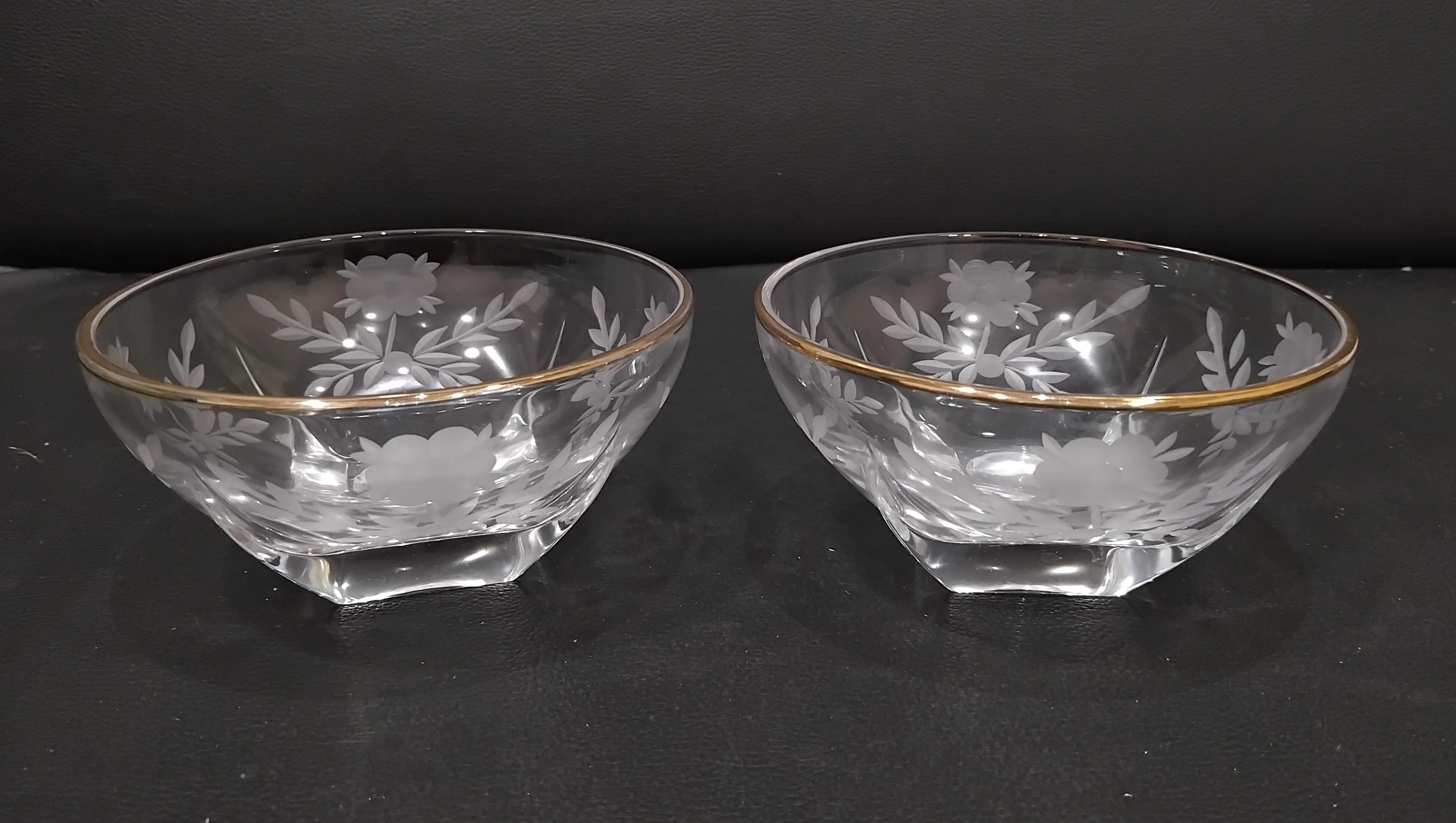 AM2575 Cello Glassware Syra Goldline Bowl Pack Of 2 Pieces - Image 3