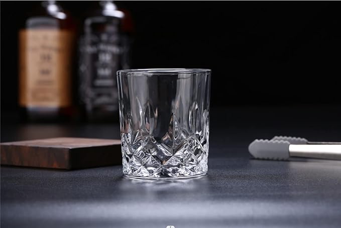AM2585 Sanjeev Kapoor Opara SKB-2043 Glass Set Whisky Glass 330 ml, Glass, Clear (Pack of 6) - Image 6