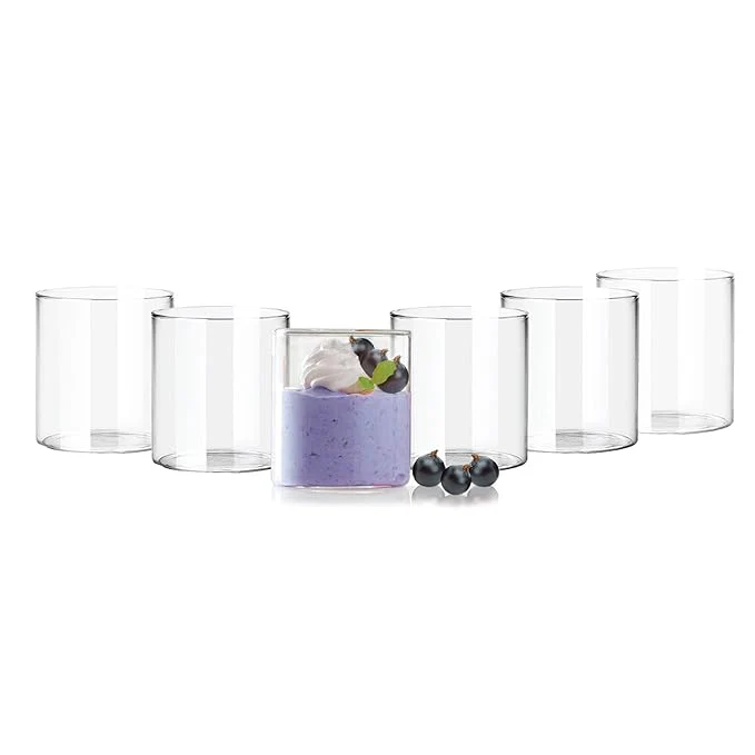 AM2591 CELLO Roma Borosilicate Glass Tumblers, Set of 6, 230ml Each, Clear - Image 2