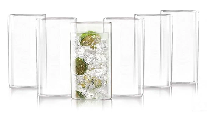 AM2592 CELLO Roma Borosilicate Glass Tumblers, Set of 6, 290ml Each, Clear - Image 9
