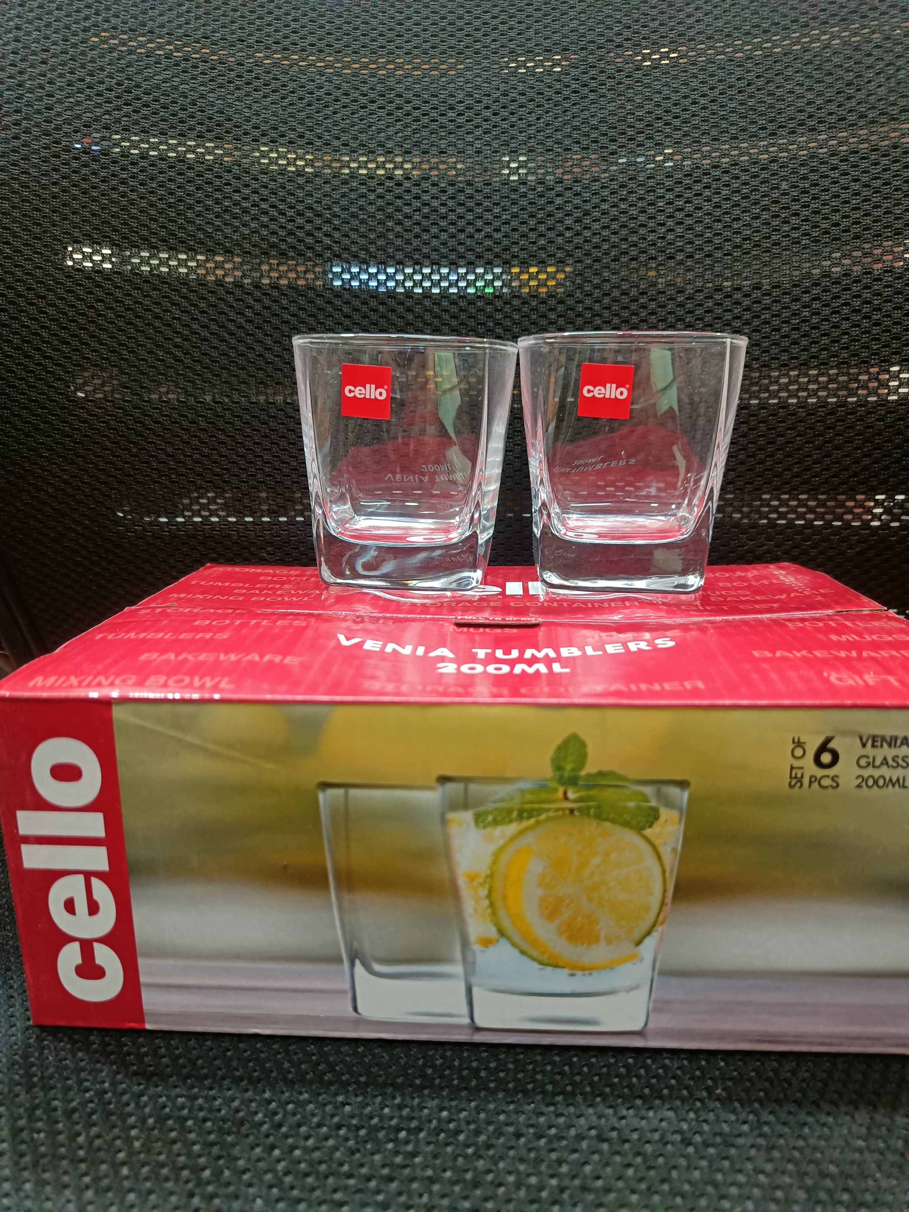 AM2600 CELLO Venia Glass Tumbler, Set of 6 200ml - Image 7