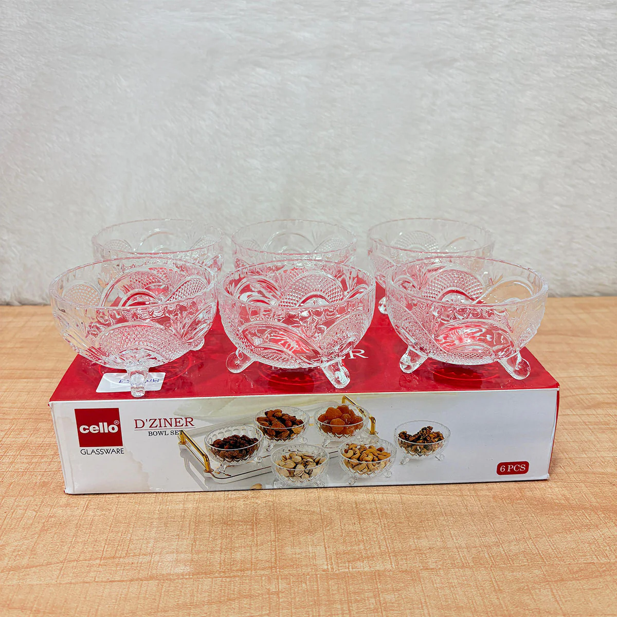 AM2659 Ice Cream Cup, Ice Cream Bowl 150 ML, Set of 6 Falooda Glass, Glass Irish Mug, Dishes for Dessert Bowl, Milkshake Glass Fruit and Pudding Set Serving Bowl for Home Restaurants and Parties - Image 9