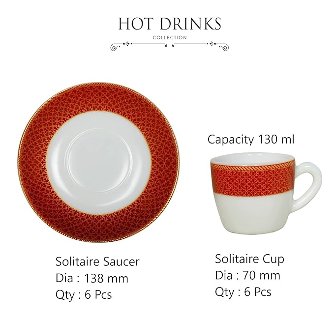 AM2670 CELLO Oplaware Argento Solitaire Cup 13cl and Saucer 130mm Set 12 Pcs - Image 11